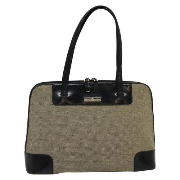 GUCCI Tote Bag Canvas Leather Gray Black Silver 002 1122 Auth bs23009 - Picture 12 of 15